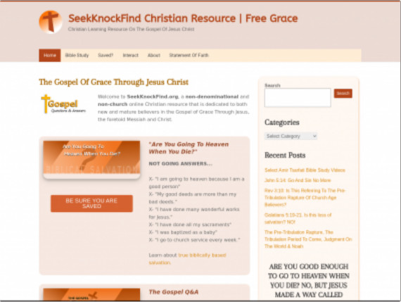 SeekKnockFind.org Website Redesign Project